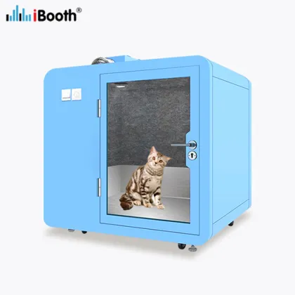 Blue soundproof dog room for sale