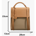 Khaki casual computer backpack