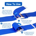 Senior Blue Metal Buckle Gait Belt