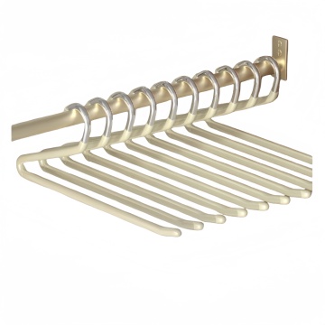 PVC Coated Metal Trouser Pants Hangers for Wardrobe Storage