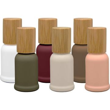 Värviline paks alumine parfüümirulli klaasipudel