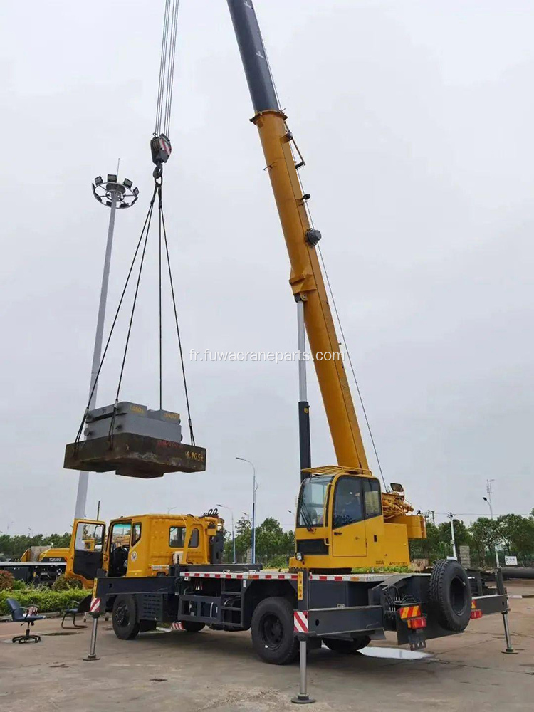 Grue télescopique hydraulique sûre et à rendement élevé