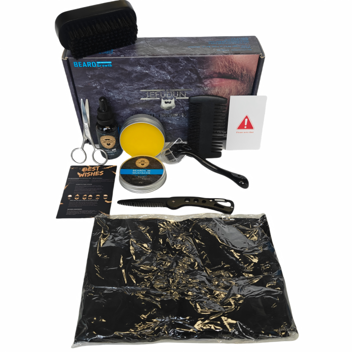 7 peça Conjunto de melhor kit de manobra de aparador de barba