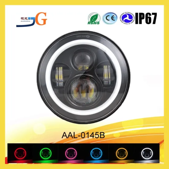 7 inch led headlight 12v dc 4x4 car Accessory round 7inch 45w car led headlight