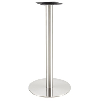 Base tavola quadrata di tubo metallico personalizzato foshan con gambe in acciaio inossidabile