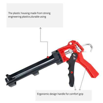 Custom High-Quality 1350N Plastic Manual Caulking Guns for Silicone Sealants: Your Ultimate Tool for Precise Applications