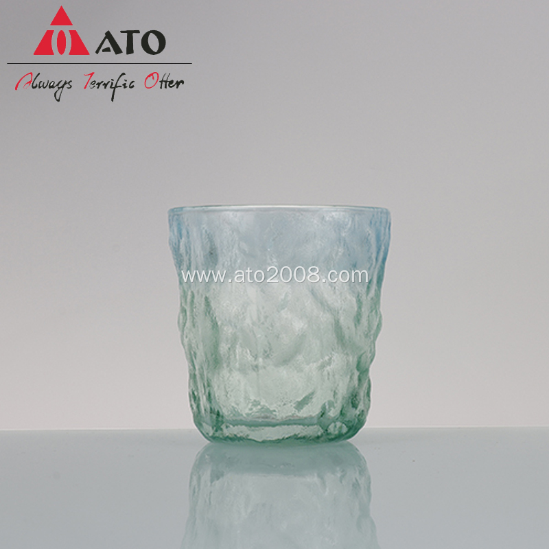 Glacier Pattern Frosted Glass Cup Household Tea Cup