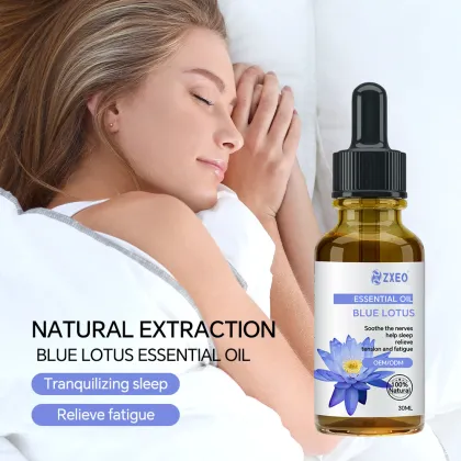 Aromatherapy Blue Lotus Essential Oils Pure Blue Lotus Oil For Perfume Body Massage