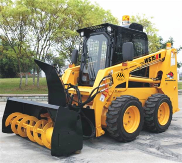 ตัวเลือกด้านบน: รถตัก WS75 Skid Steer ที่ดีที่สุดพร้อมเบรกเกอร์ร็อคสำหรับอุปกรณ์ขุด