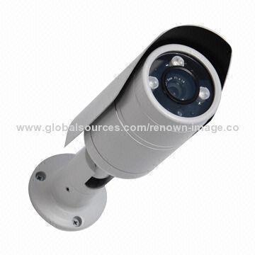 Network IP Cameras with Hi-silicon 3518 IR-cut LED, Max IR Distance of 50m