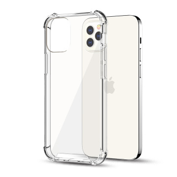 Capa de telefone para pc acrílico dura à prova de choque transparente para iPhone 14/13/12/11 Pro Max