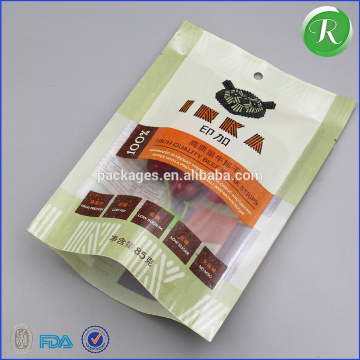 Custom three sides seal three-layer laminated aluminum foil food bags