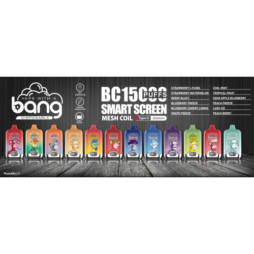 Hot Selling Bang BC 5000 Puffs engångsenhet Healthj VAPE -enhet