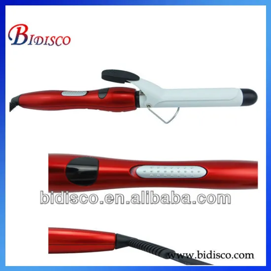 Professional waver LCD display ceramic ionic hair curler