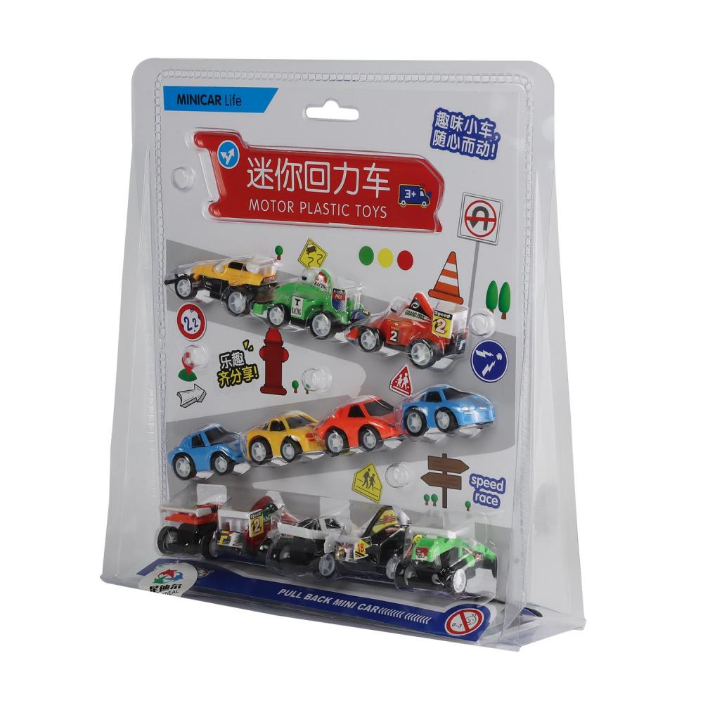 Clear Plastic Tri-fold Clamshell Packaging Box for Toy