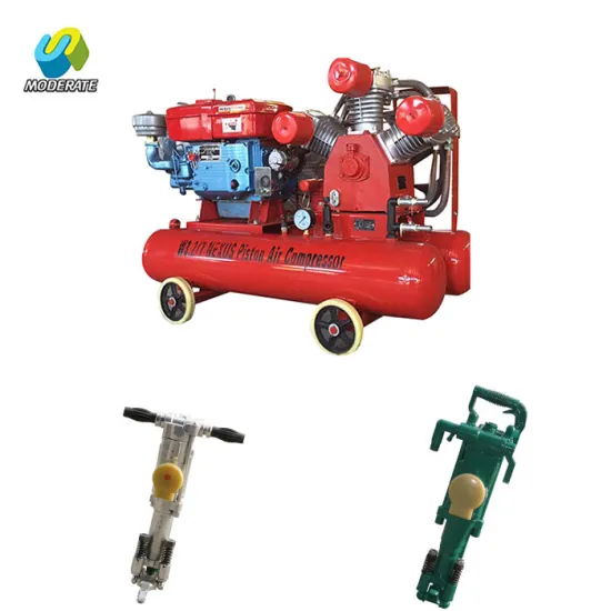 Diesel Engine Air Compressor 7bar Jack Hammer