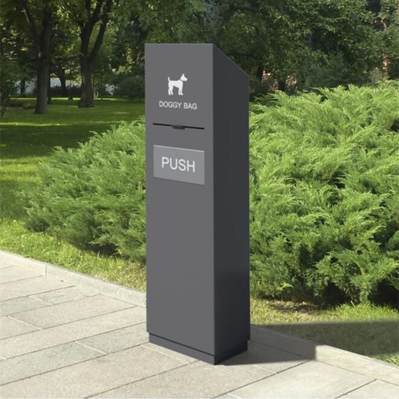 Customized Metal Trash Can for Pet Waste Collection