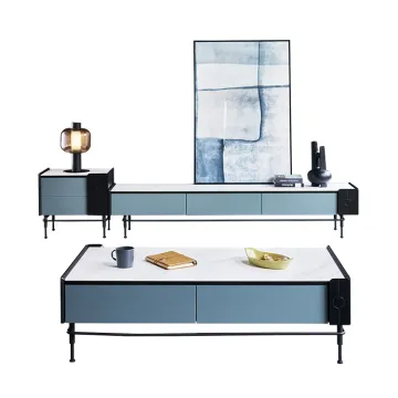 Modern Living Room Furniture: Quality Tea Table and TV Cabinet Stand Set