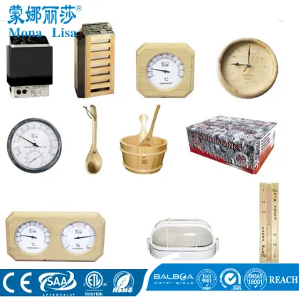 Cedar Wood Dry Sauna Cabinet M-6041 Modern Design Tempered Glass Saunas