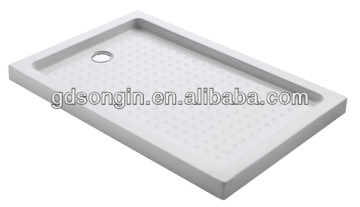 Shower tray with bounce drainer (DC-120)