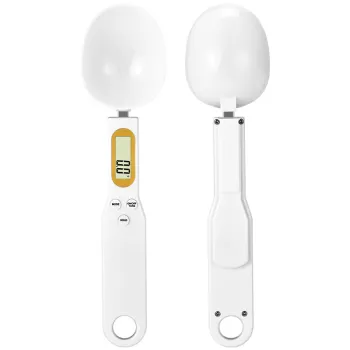 Electronic Weighing Spoon Scale for Kitchen: LCD Digital Measurement for Coffee, Flour, and Baking