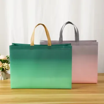 Recycle Grocery Pp Laminated Non Woven Fabric Bags