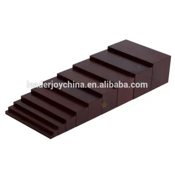 Montessori materials in china sensorial toy for brown stairs