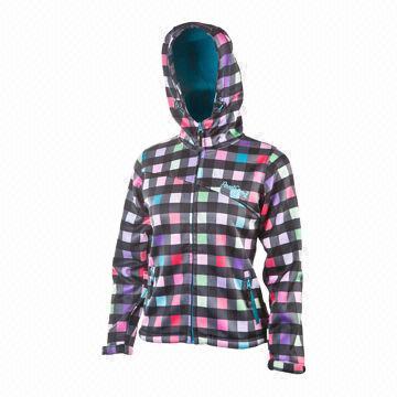 Women's Softshell/Sports/Outdoor/Winter Jacket/Wear with Preformed Elbows