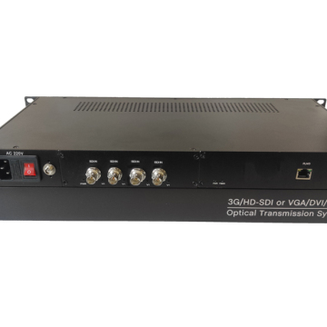 SDI Video with XLR Audio and Ethernet Transmitter Receiver System