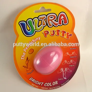 metallic pearl Bouncing putty in egg Ultra putty handgum