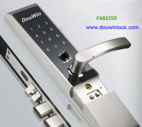high quality remote control fingerprint and keypad door lock