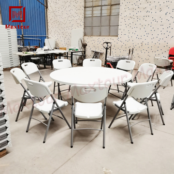 Easy-Carry Folding PP Plastic Dining Chair for Garden Parties and Events