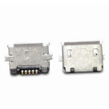 Корпус Micro USB типа B для поверхностного монтажа