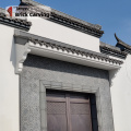 Decoración de la puerta de entrada tradicional de la casa
