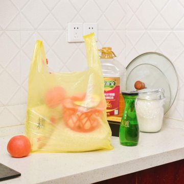 Large Plastic Grocery T-shirts Carry-out Bag