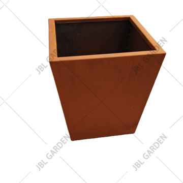 Corten Steel Rusty Flowerpot Metal Planter