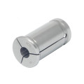 Clamping straight shank collet