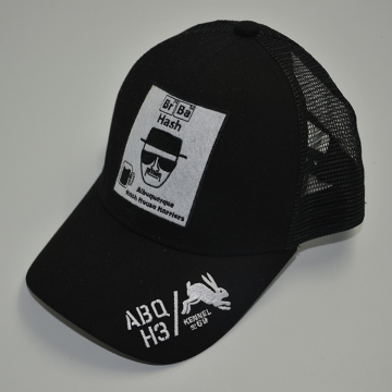 Wholesale alibaba printed patch 5 panel trucker cap