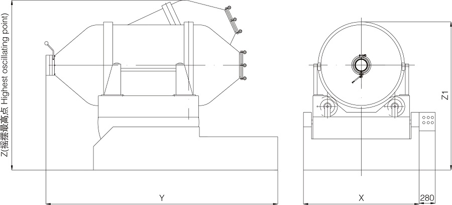 Two Dimensional Movement Mixer