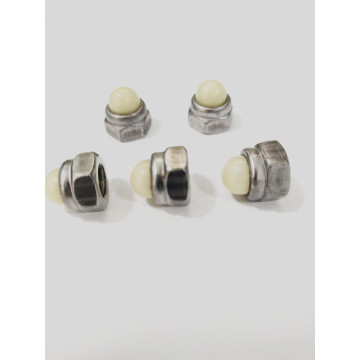 Factory directly sale automotive industry serated castle cap nut with flange