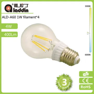 360 degree led filament bulb