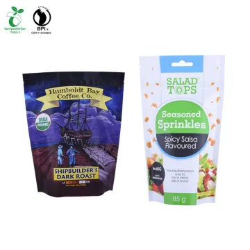 Wholesale Square Bottom Gusset Pet Food Pouch With Clear Window and Top Zipper