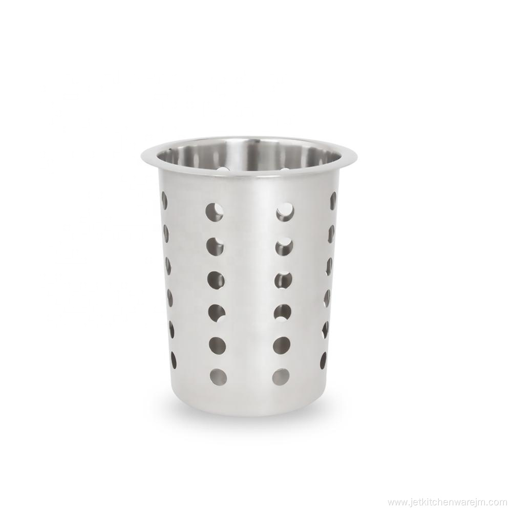 3-Hole Stainless Steel Fork Knife Box Container