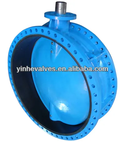 EPDM Lined Valve Double Flanged Butterfly Valve