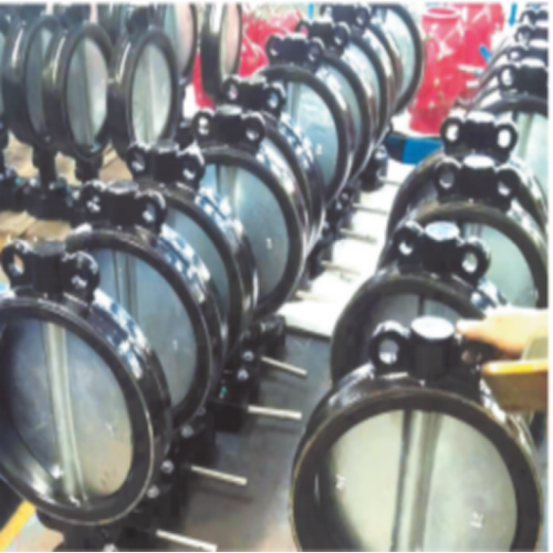 Cast steel wafer butterfly valve casting