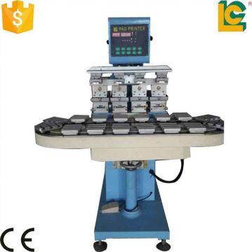 4 color Tampo pad printer with conveyer