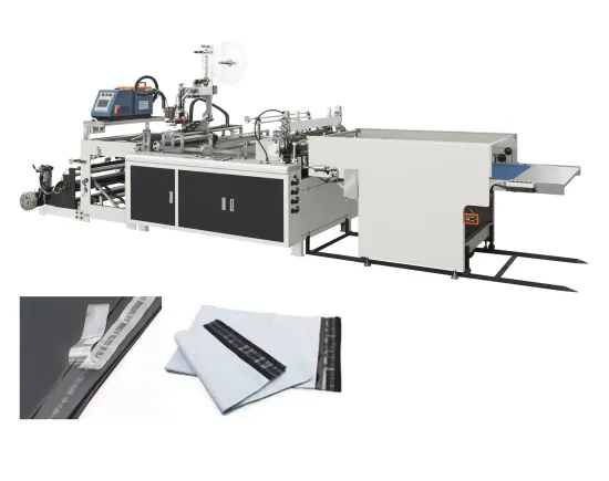 High-Speed Polymailer Bag Making Machine: BHiE RF820 and Gluing Express Cargo Bag Making Solution