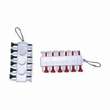 Golf tees holder, 12 tees golf tee holder