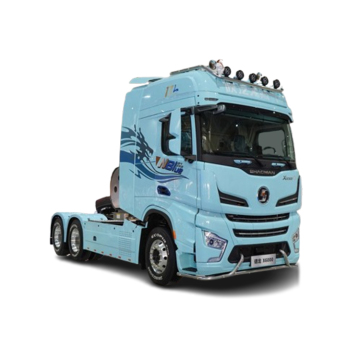 40 Tons 6x4 LNG Power 700HP Automatic 10-Wheeler Tractor Truck with 295/80R22.5 Tyres for Sale