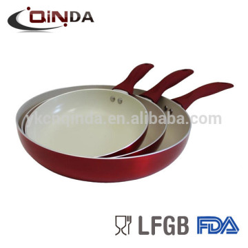 China Manufacture electrical wok 304 ss fry pans set